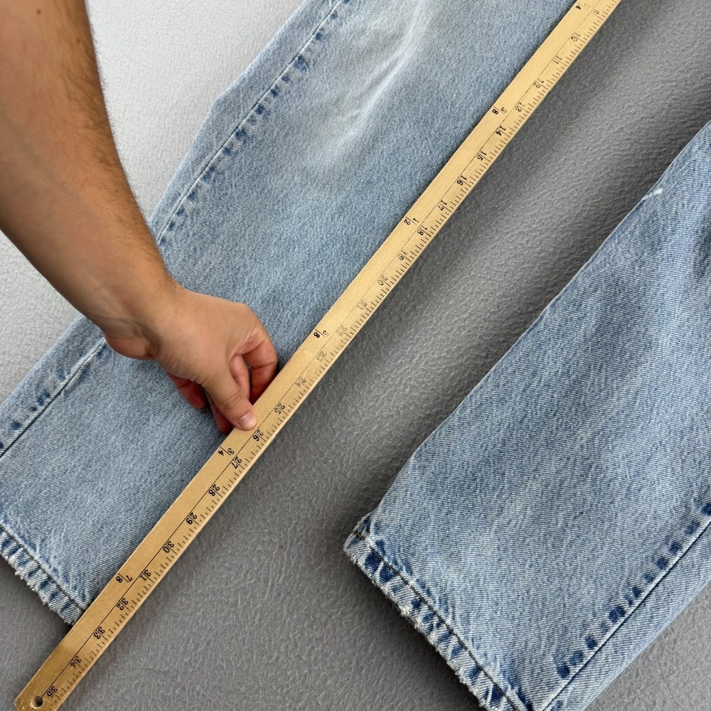 Vintage Levis Jeans Mens 34x34 (Fits 31x33) 505 Straight 90s 1995 - Picture 12 of 16